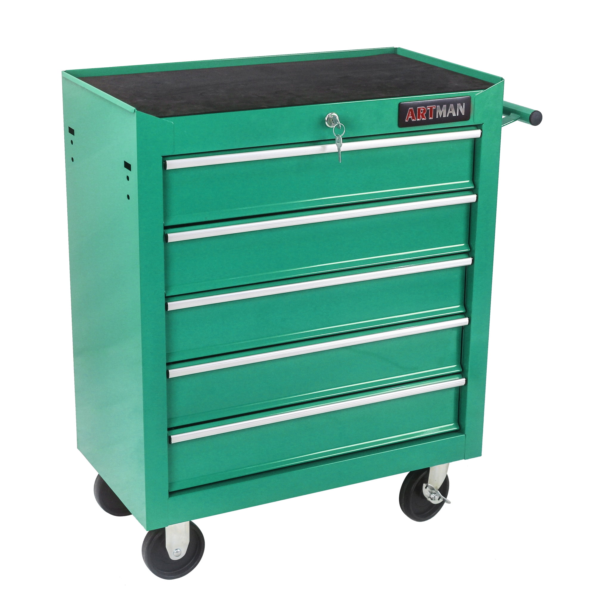 ARTMAN 5 Drawer Storage Tool Chest for Garage Storage with 4 Wheels and Locking System for Workshop Garage Warehouse