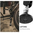 thumbnail image 3 of WASHWEPE Lot de 1 Construction Durable Support de Roue de Moto Noir pour Stationnement Stable 34.00X19.00X6.50Cm, 3 of 8