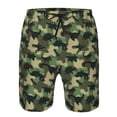 thumbnail image 3 of Balery Camouflage Dinosaur Traje de Baño Estilo Hawaiano para Hombre, Shorts de Secado Rápido con Bolsillos-Medium, 3 of 6