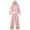 Light Pink, variant on Women Leopard Print 2‑Piece Outfit Pullover Hooded Sweatshirt Wide Leg Pants Matching Loungewear Pant Set Casual Tracksuit S‑XXXL