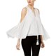 thumbnail image 1 of GUESS Blusa convertible para mujer, blanca, pequeña Guess Pull-over, 1 of 1