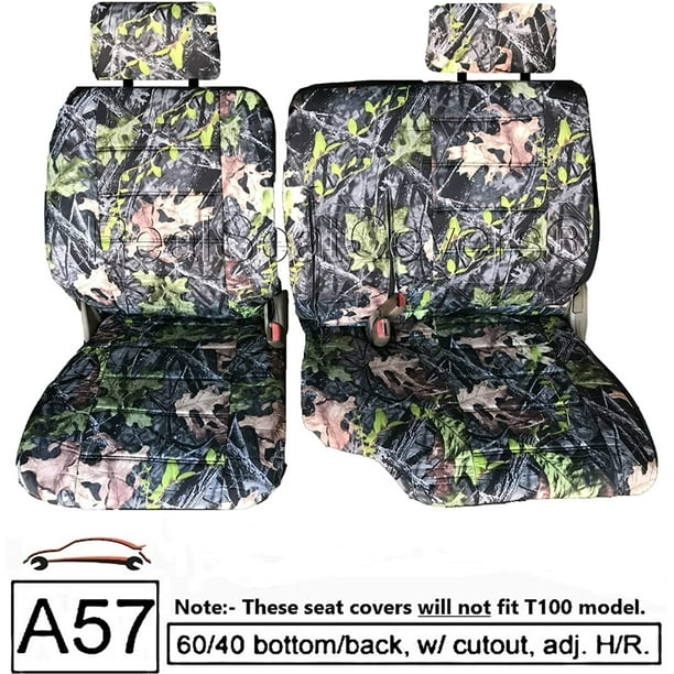 Realseatcover Made To Fit For 1991 Toyota Pickup 60 40 Split Bench Seat Cover Adj Headrest Armrest Access Forest Camo Com - 1991 Toyota Pickup Seat Upholstery Realseatcover Made To Fit For 1991 Toyota Pickup 60 40 Split Bench Seat Cover Adj Headrest Armrest Access Forest Camo Com - 1991 Toyota Pickup Seat Upholstery