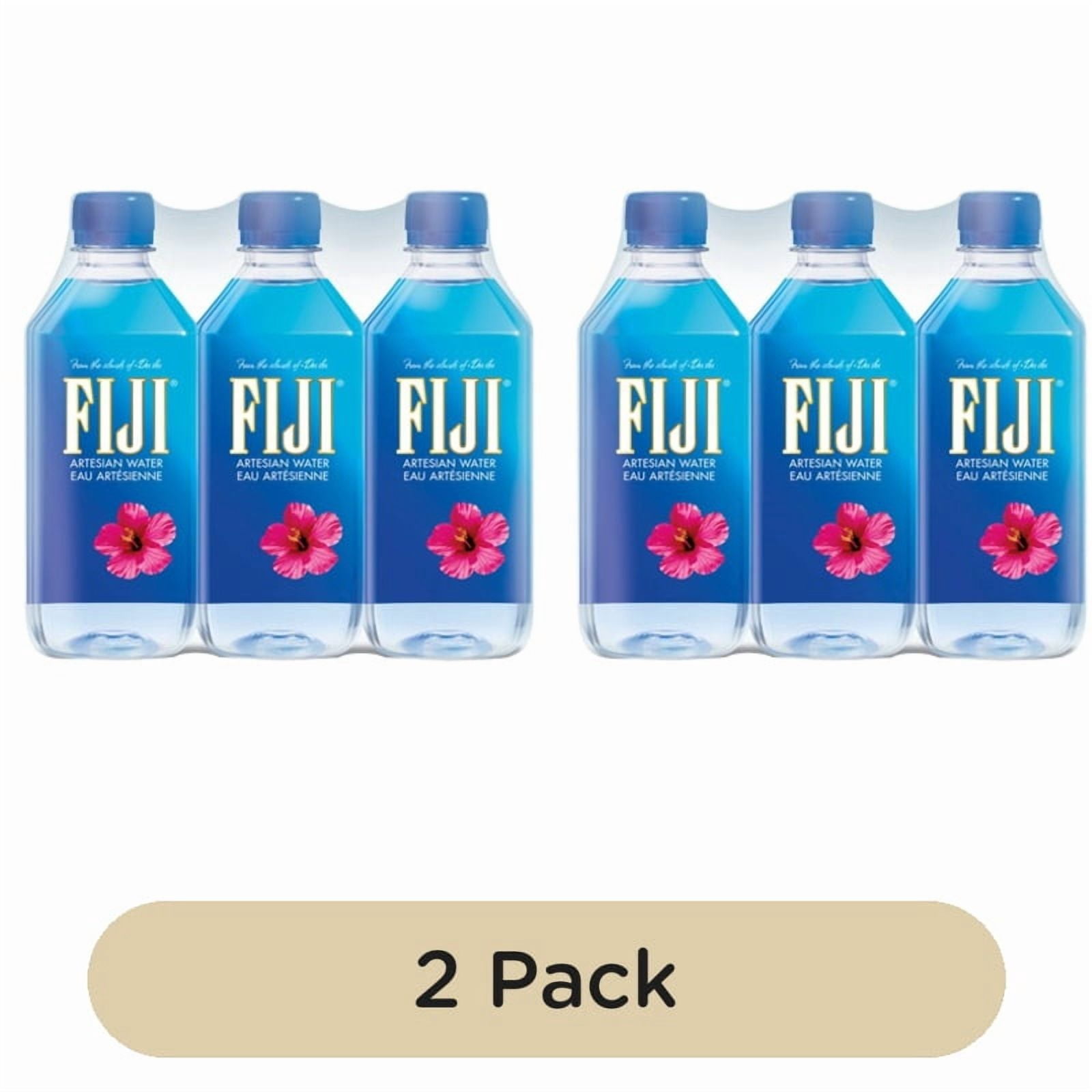 FIJI Artesian Water 6 x 500ml, British Import (Pack of 2)