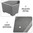 thumbnail image 3 of NUOLUX Maceta De Piedra Rectangular Para Suculentas Y Bonsáis Con Multifuncional Para Jardín, 3 of 8