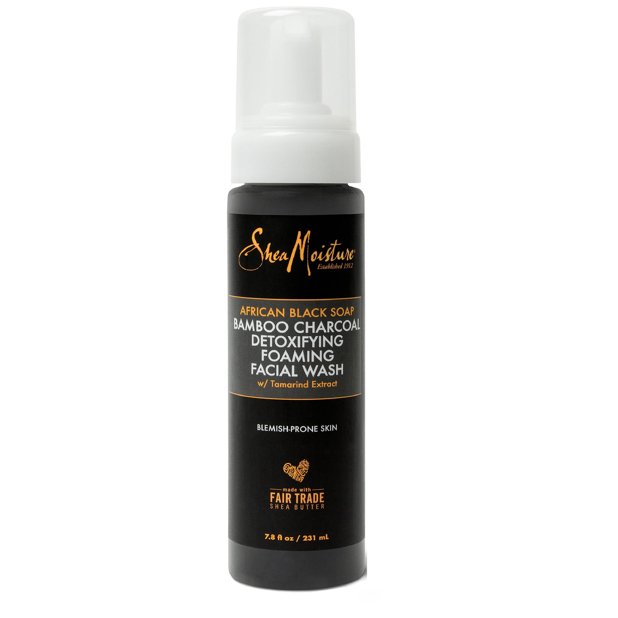 SheaMoisture African Black Soap Bamboo Charcoal Detoxifying Foaming