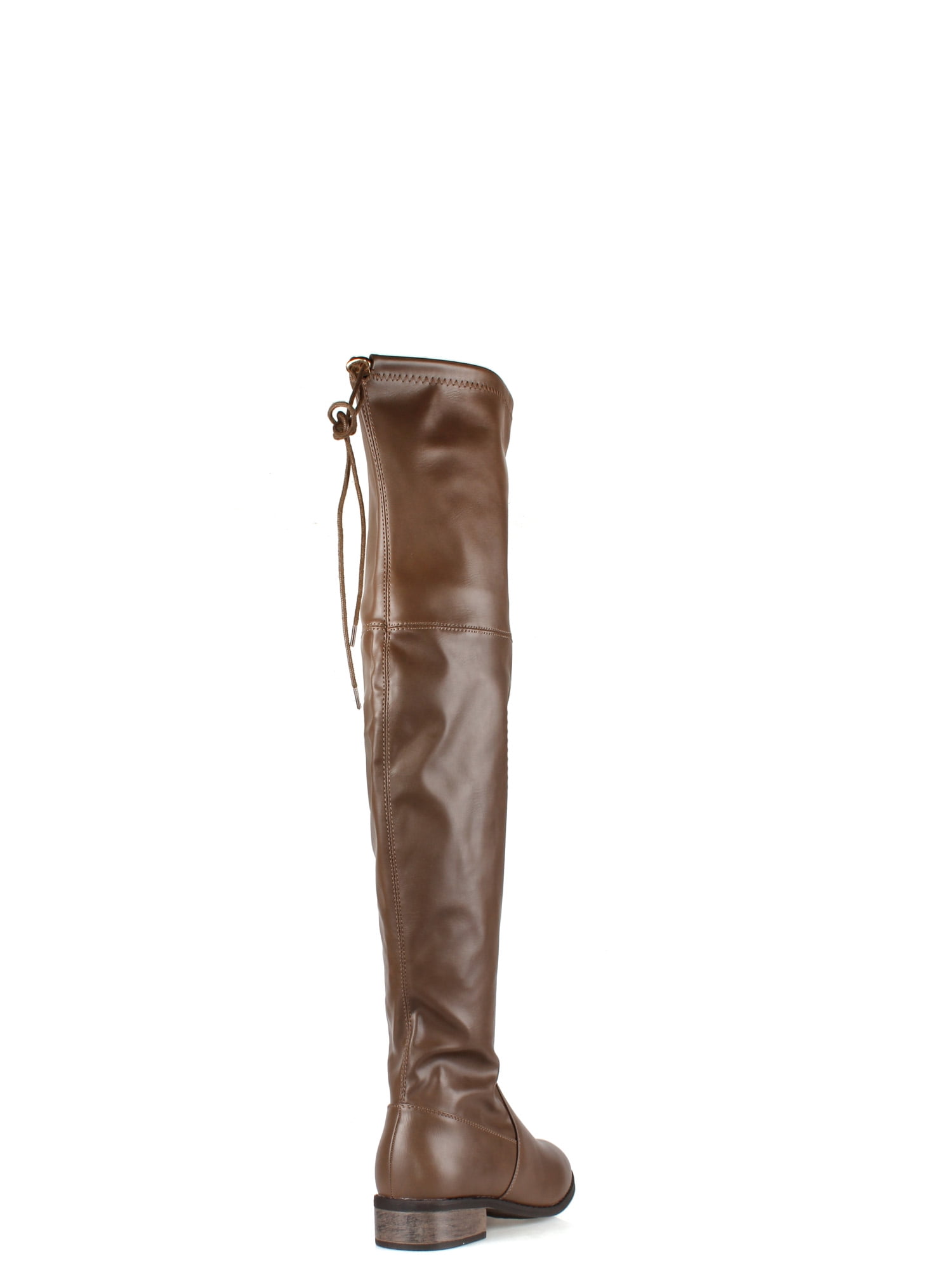 Nature Breeze Over the Knee Women's Boots in Taupe