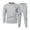 #_003Light Gray, variant on Hogleaql Mens Crew Neck Sweatshirts Sweatsuit 2 Piece Textured Casual Sweatshirts Joggers Athletic Pant Set Fleece Fall Winter Suit with Pockets Beige XL