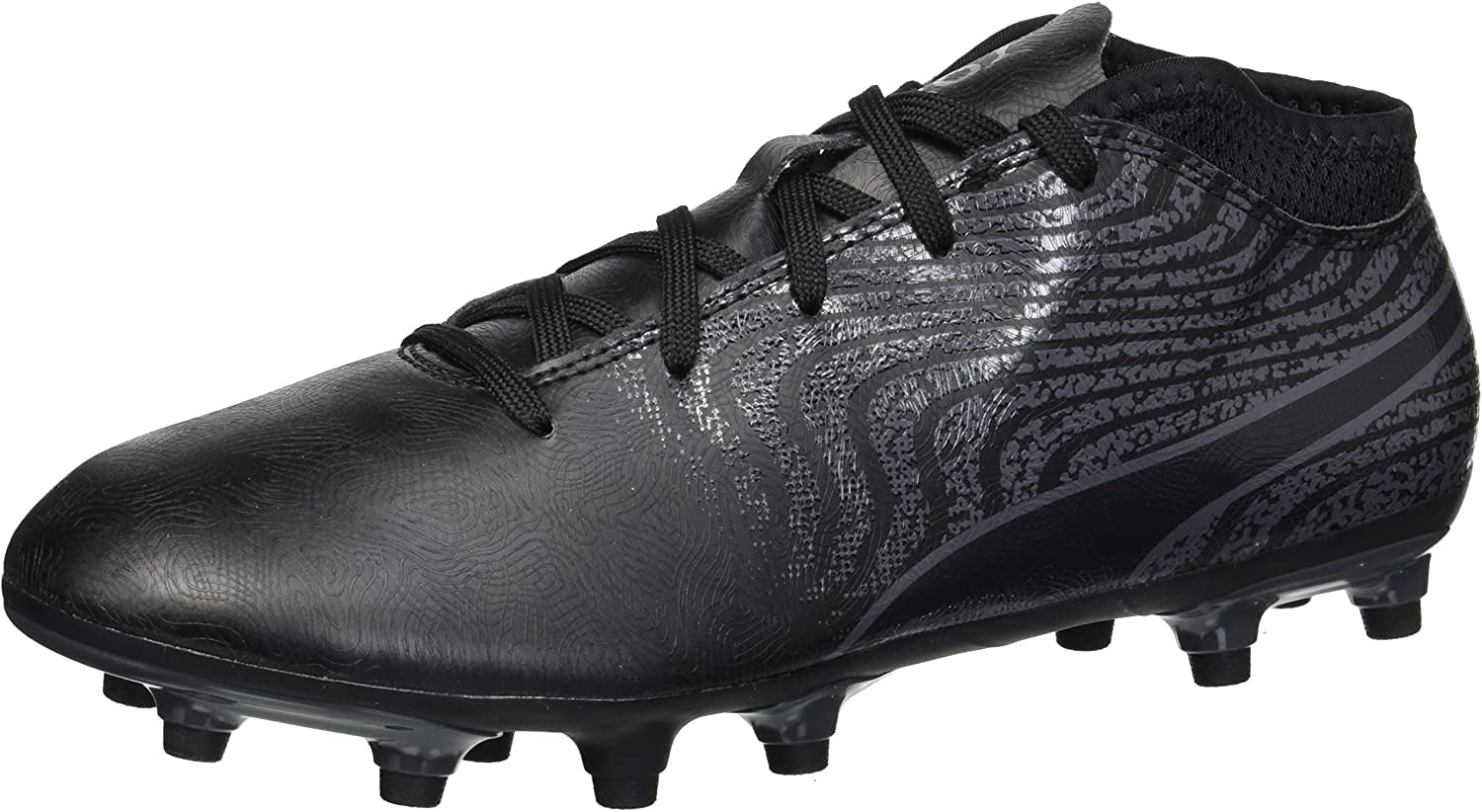 black puma soccer cleats