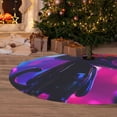 thumbnail image 6 of Picia Neon Toy Cat Reflections Print Christmas Tree Skirt , Christmas Tree Skirt Ornaments for Merry Christmas Holiday Party Decorations Indoor Outdoor-48", 6 of 7