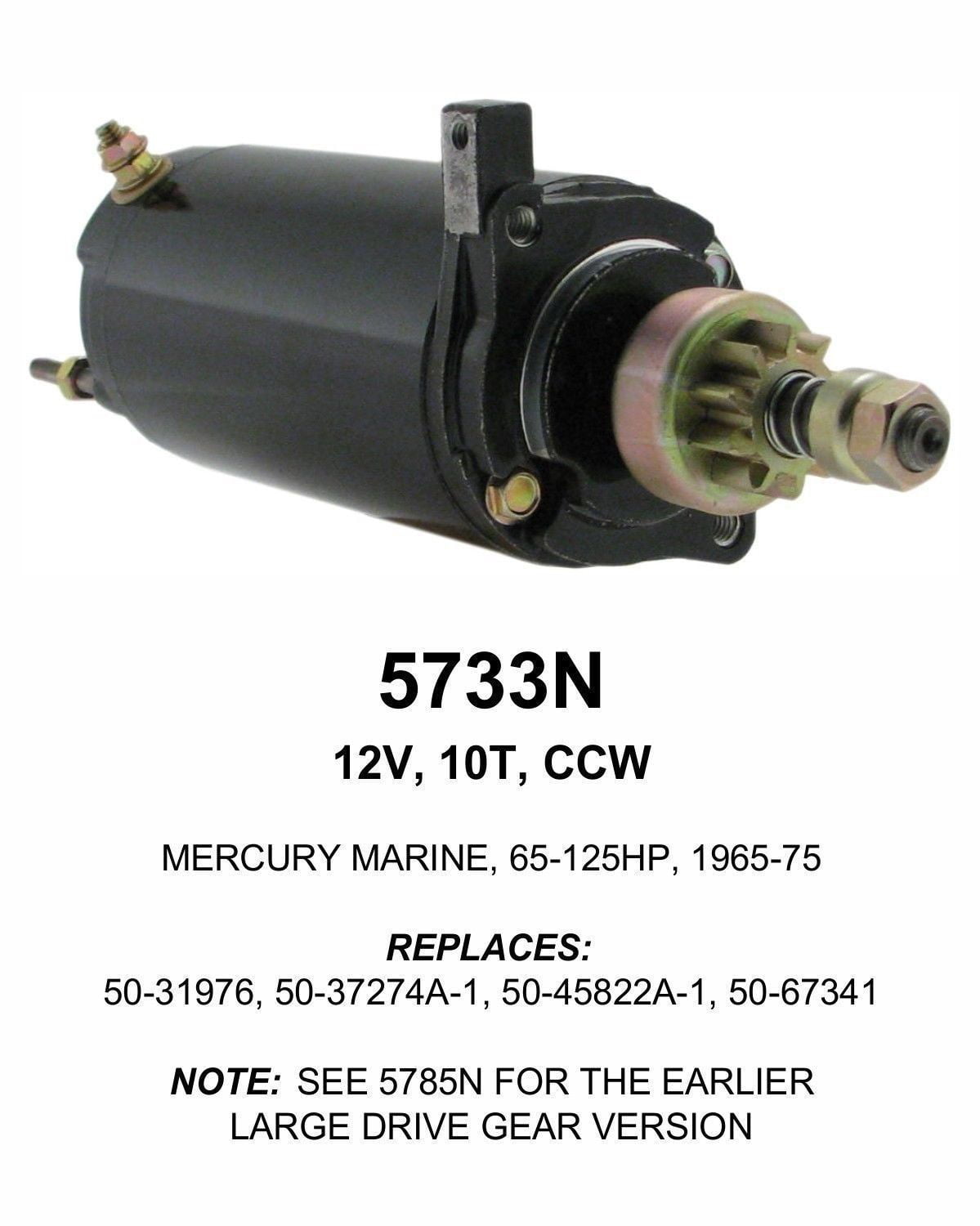 New Starter Mercury Marine 50-73521 50-44369 50-44369A1 4820340 SM47764 SM48203 