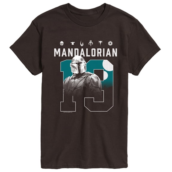 Star Wars - Mandalorian Jersey Men's Short Sleeve Graphic T-Shirt