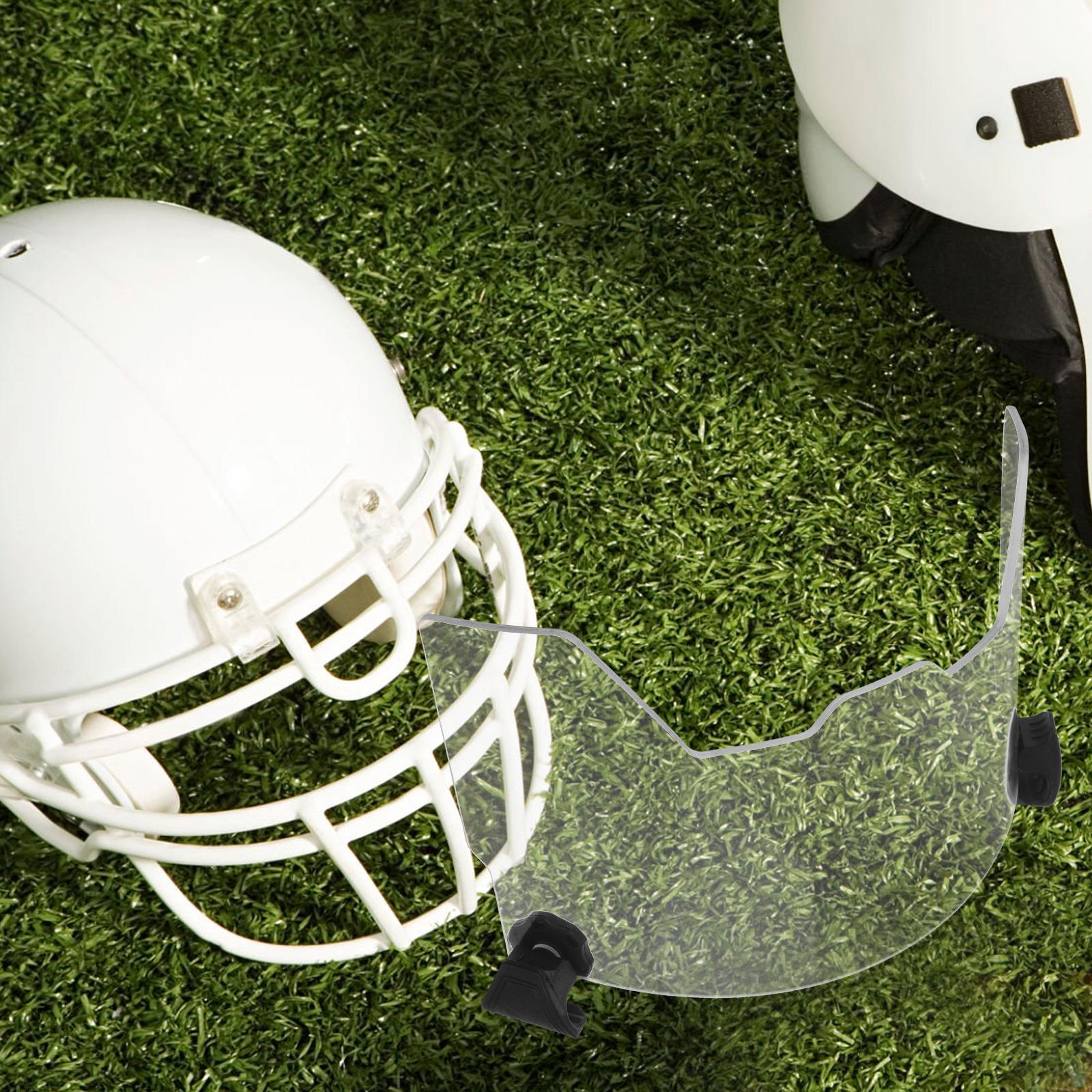FOMIYES Clear Football Visor UV Scratch Resistant Transparent Nylon