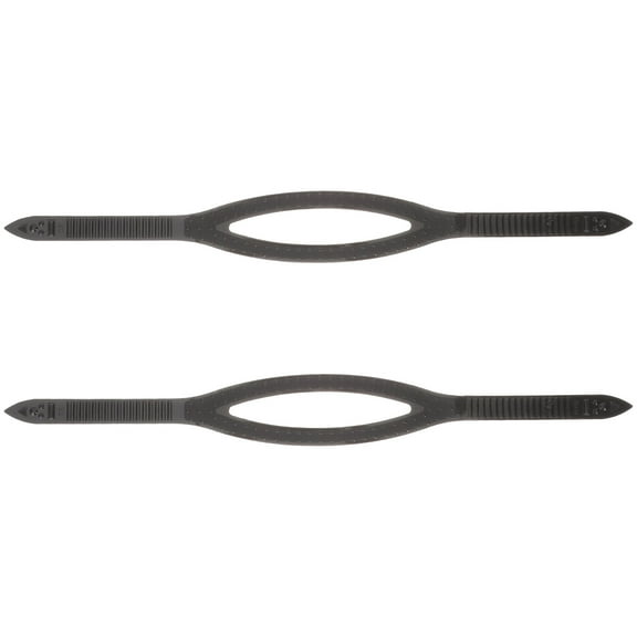 PBPBOX 2Pcs Silicone Swimming Goggles Bands Black Replacement Accessories for Stable Fit