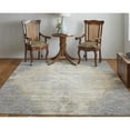 thumbnail image 5 of 8' X 10' Silver Tan And Gray Floral Power Loom Area Rug, 5 of 7