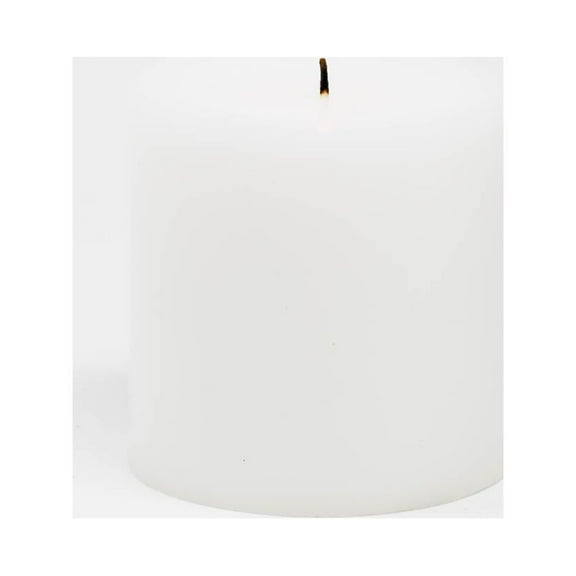 Richland 4" x 4" White Pillar Candles Set of 6