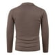 thumbnail image 5 of pstuiky camisetas de manga larga para hombre, Suéter de punto de manga larga con media cremallera y cuello informal de color liso para hombre tops de invierno para hombre xl, 5 of 8