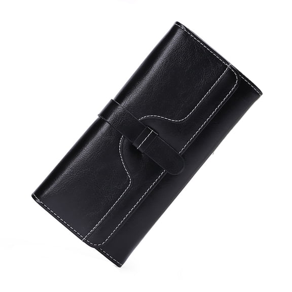Beltzy Wallets for Women Leather with RFID Blocking Trifold Credit Card Holder with ID Window Zipper Coin Pocket Wallets for Women