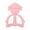 Pink, variant on Baby Teether Toys Silicone Teething Toys Super Soft Silicone Soothing Teethers &Massage Sore Gums Toys for Infants
