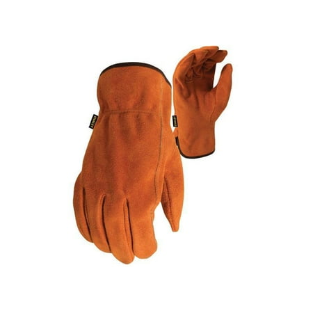Stanley SY710L Split Leather Cowhide Glove Light Brown Large