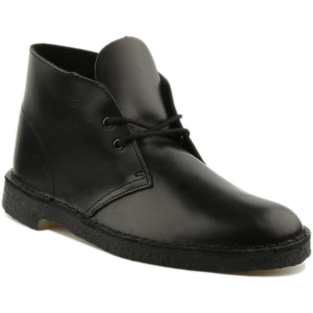Eigendom Korting vezel Clarks Originals Desert Boot Women's Leather Two Eyelet Chukka Boot In Black  Size 8 - Walmart.com