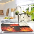 thumbnail image 5 of qxltty The Demon with A Sword Kitchen Drying Mat Extremely Absorbent Microfiber Dish Mats for Plates Cutlery Pots and Pans 18×24in, 5 of 8