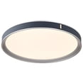 thumbnail image 4 of Nuvo Lighting Bandon - 20 Inch LED Flush Mount - Gray with Blue Wrap - Acrylic Lens, 4 of 5