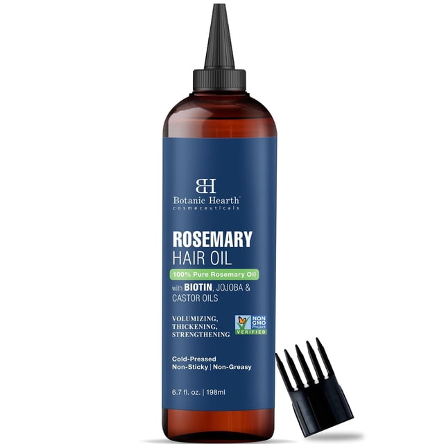 Aceite capilar Botanic Hearth Rosemary con biotina 200 ml para cabello