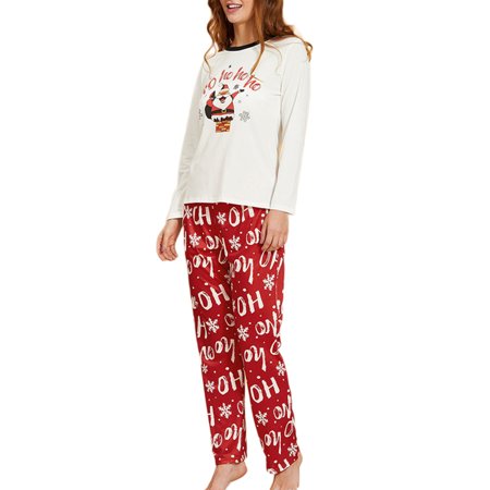 

Tetyseysh Family Matching Christmas Pajamas Sets Dad Mom Kids Baby Sleepwear