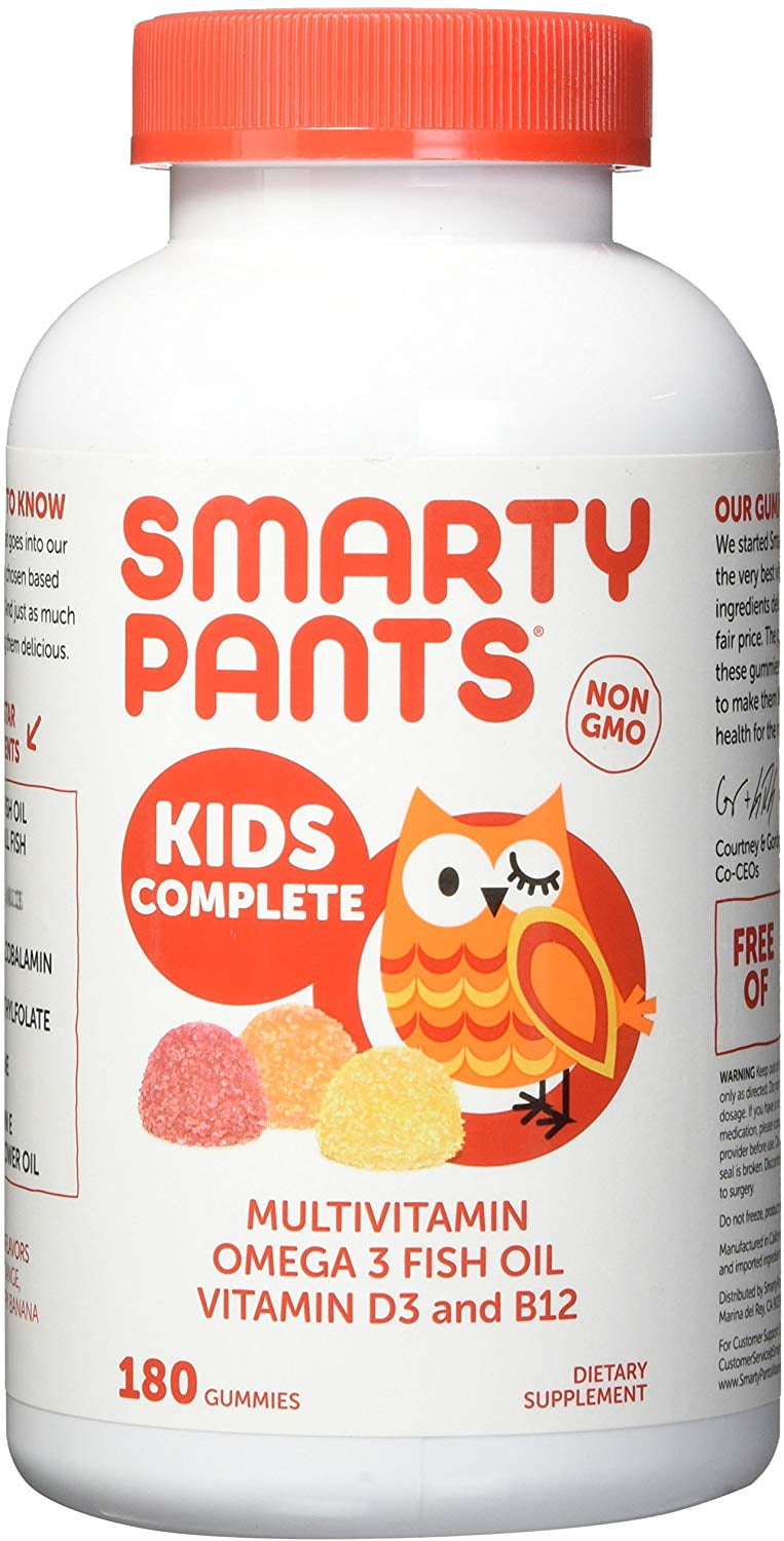 Smarty Pants Kids Complete MultiVitamin, 180 Gummies