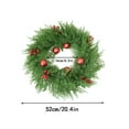 thumbnail image 3 of WEGFTDUOP Artificial Door Ring Hanging Decoration With Christmas Leaves Red Berries And Wreath, 3 of 6