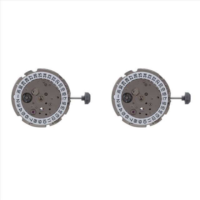 2X 21 Joyas para Miyota 8215 Hack Segunda Ventana de Fecha de Parada Movimiento Mecánico Automático Accesorios de Reloj
