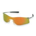 thumbnail image 2 of Crews, MCSCRWT4112AF, Rubicon Frameless Lens Glasses, 1 Each, Chrome Temple,Gray Lens, 2 of 2