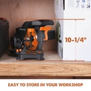 Evolution R210CMS: Compound Miter Saw With 8-1/4 In. Multi-Material Cutting Blade