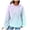 Light Purple, variant on Womens Hoodie Fall Winter Comfy Hooded Long-sleeved Cap Drop Shoulder Hoody Gradient Print Cotton Hoodies Sweatshirts(Light Green,XL)