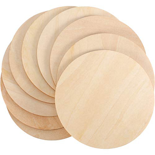 Pack of 1 Baltic Birch Unfinished Wood Circles for Crafts by Woodpeckers Round Wood Cutouts Wood Plywood Circles 14 inch, 1/4 Inch Thick 