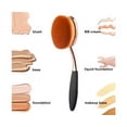 thumbnail image 3 of Brocha ovalada para base de maquillaje Cepillo de dientes grande Brochas de maquillaje Aplicación rápida e impecable Crema líquida Base de maquillaje en polvo, 3 of 4