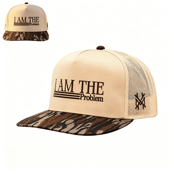 TELOLY I Am the Problem Trucker Hat, Adjustable Snapback Mesh Baseball Cap, Funny Mesh Snapback Cap for Men Women Multi Adjustable Snapback Mesh Funny Hats