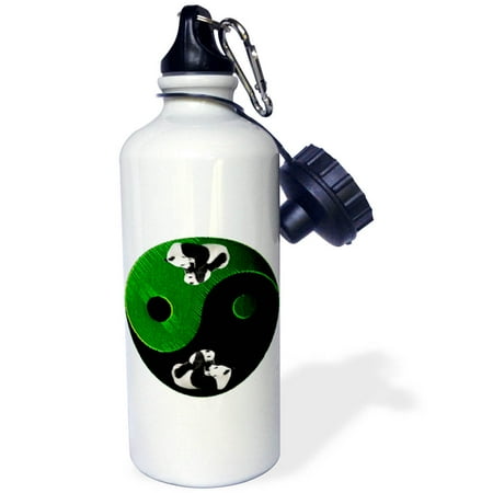 

3dRose Panda Ying-Yang Sports Water Bottle 21oz