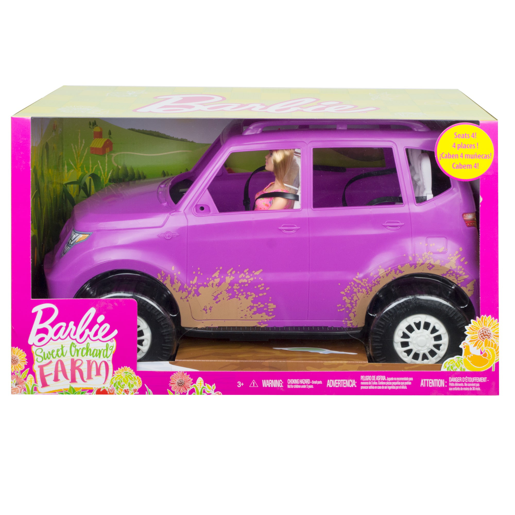 Barbie Doll and Vehicle SUV  Sweet Orchard Farm car  playset NEW 2020 