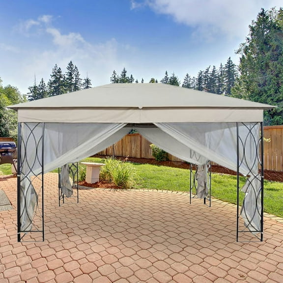 Garden Winds Replacement Canopy Top for the Foster Gazebo - Riplock 350