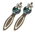 thumbnail image 2 of Panda Vintage Copper Crown-Shaped Bookmarks: Stainless Steel Reading Accessories - Gift Set for Book Lovers, 2 of 5