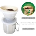 thumbnail image 3 of Fafa-Mastif Gears 304 (18/8) Acier Inoxydable (Conforme FDA) Ensemble Tasse/pot/bouteille/goutte à Café (Goutte à Café), 3 of 4