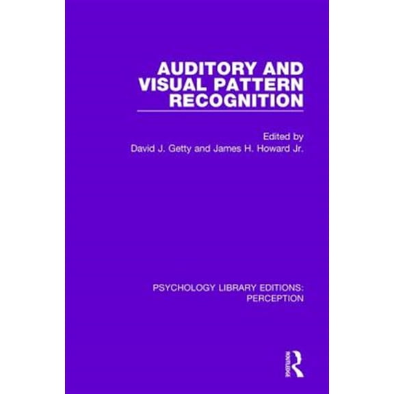 Pre-Owned Psychology Library Editions: Perception Auditory and Visual Pattern Recognition, (Paperback)