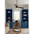 thumbnail image 2 of Progress Lighting P250110-30 Bisbee 56" 3 Blade Indoor Led Ceiling Fan - Black, 2 of 13