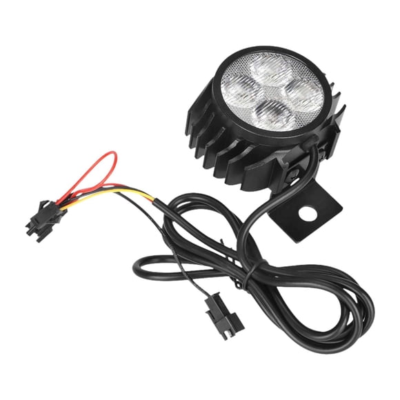 Lámpara Frontal Lámpara de Manillar para Bicicleta Eléctrica Luz Delantera Repuesto Impermeable Antichoque Led Adecuada para Ciclistas Uso en Exterior
