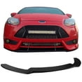 thumbnail image 3 of Ikon Motorsports Compatible with 13-14 Ford Focus Front BumPer Lip Matte Black PP & Rods Carbon Fiber - CF, 3 of 7