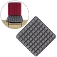 thumbnail image 1 of Cojín de asiento 3D Cola Cojín del asiento Acolchado Transpirable Suave Antideslizante Gris, 1 of 8