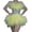Yellow, variant on Stage Performances Outfits Sleeveless Rhinestones Feather Crop Tube Top Skirt