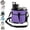 purple, variant on Insulated Drink Carrier Bag, Multiple Tumbler Carrier Caddy, Family Size 4 Compartment Drink Bag, Water Bottle Holder with Adjustable Strap, Drink Caddy Tote for Coffee, Travel, Outings