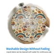 thumbnail image 6 of Disketp 70s Hippie Style Small Mouse Pad 7.9x7.9 Inches,Washable Round Mousepad For Office Laptop Computer,Non-Slip Rubber Base Mouse Pads For Wireless Mouse, 6 of 9